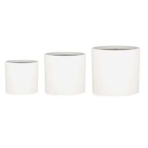 Blumfeldt Gendt, kvetináč, vrchný kvetináč, súprava 3 kusov, veľkosti S/M/ L, fiberstone, interiér/exteriér vyobraziť