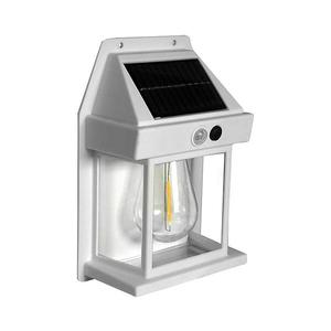 Greenlux LED solárne nástenné svietidlo so senzorom LANTER LED/1W/3, 7V IP44 biele vyobraziť