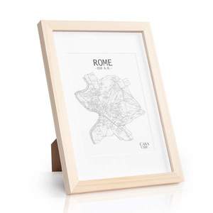 Casa Chic Edinburgh, rám na obrázky, obdĺžnikový, A4 fotky 28, 8 x 20 cm, pasparta, pravé drevo vyobraziť