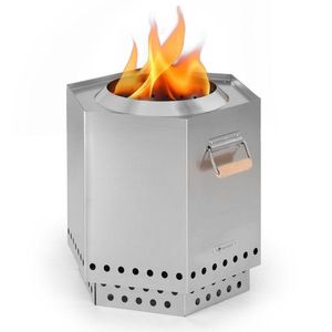 Blumfeldt Mojanda, kôš na oheň, bezdymový, robustný, kutáče, kryt proti dažďu vyobraziť