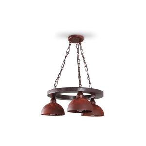 Luster na reťazi VIRIONI 3xE27/60W/230V 40204-cl418-pla445-cp213 vyobraziť