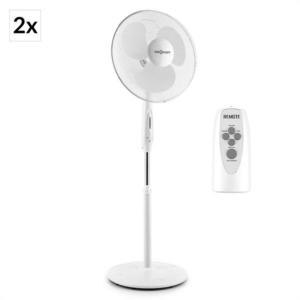 OneConcept White Blizzard RC 2G stojanový ventilátor sada 50 W 41 cm s diaľkovým ovládaním vyobraziť