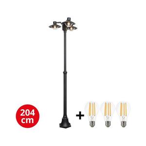 Brilagi - LED Vonkajšia lampa VEERLE 3xE27/60W/230V IP44 GD-VERLP3-00 vyobraziť