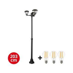 Brilagi - LED Vonkajšia lampa LUNA 3xE27/60W/230V IP44 GD-LUNAP3-00 vyobraziť