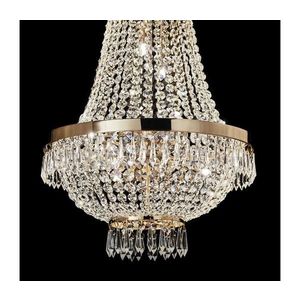Ideal Lux - LED krištáľový luster na reťazi CAESAR 12xG9/3W/230V pr. 55 cm zlatý 114743 vyobraziť