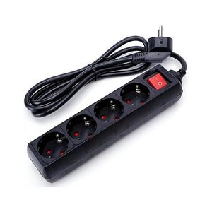 B.V. predlžovací kábel 4Z 1, 5m SCHUKO s vypínačom čierny 200000QIN vyobraziť