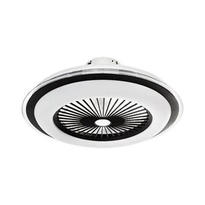 LED Stmievateľné stropné svietidlo s látorom ZEPHYR LED/48W/230V čierna + DO ML1514 vyobraziť