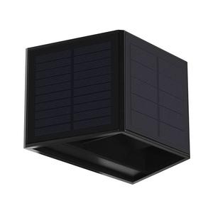 LED Solárne nástenné svietidlo WINGS LED/2W/1200 mAh 3, 7V 3000K IP54 čierna EKO9097 vyobraziť