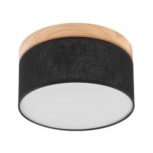 Brilagi - LED Stropné svietidlo BELLADONNA 1xE27/15W/230V pr. 30 cm čierna/borovica 0522 vyobraziť