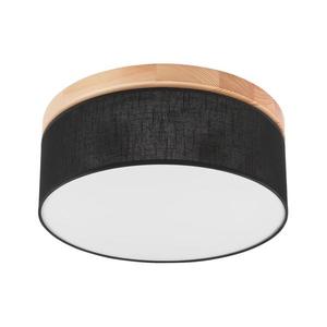 Brilagi - LED Stropné svietidlo BELLADONNA 2xE27/15W/230V pr. 40 cm čierna/borovica 0523 vyobraziť