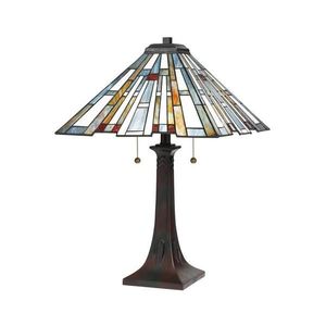 Elstead Quoizel QZ-MAYBECK-TL - Stolná lampa Tiffany MAYBECK 2xE27/60W/230V QZ-MAYBECK-TL vyobraziť