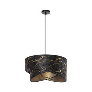 Luster na lanku 1xE27/60W/230V čierna/zlatá W-1208/1 SKOS MARMUR ZŁOTY vyobraziť
