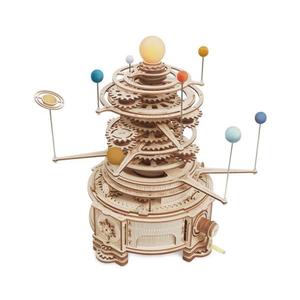 RoboTime - 3D drevené mechanické puzzle Planetárium ST001 vyobraziť
