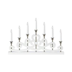 Markslöjd 705965 - Vianočný svietnik NIGHTFALL 7xE10/3W/230V biela 705965 vyobraziť