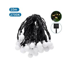 B.V. - LED solárny dekoratívny reťazec 50xLED/8 funkcií 12m IP65 teplá biela B10202H8V vyobraziť