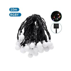 B.V. - LED solárny dekoratívny reťazec 50xLED/8 funkcií 12m IP65 multicolor B10202H8W vyobraziť