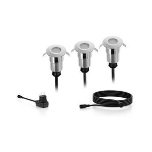 Philips - SADA 3x LED Vonkajšie zápustné svietidlo SPORE LED/1W/24/230V IP67 872016926945300 vyobraziť