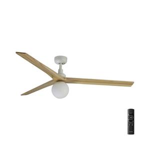 FARO Barcelona FARO 34279-11L - Stropný látor KLIM L 1xE27/15W/230V dub/biela + DO 34279-11L vyobraziť