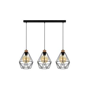 21822304-Luster na lanku DIAMENT 3xE27/60W/230V dub 21822304 vyobraziť