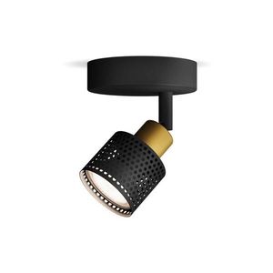 Philips - Bodové svietidlo NIALL 1xGU10/5W/230V čierna/mosadz 8720169300071 vyobraziť