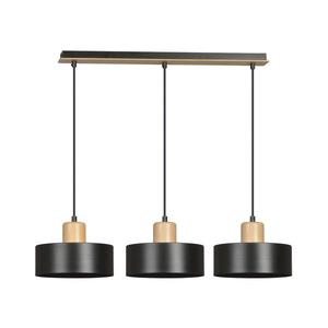 EMIBIG Luster na lanku TORIN 3xE27/15W/230V čierna 1046/3 vyobraziť