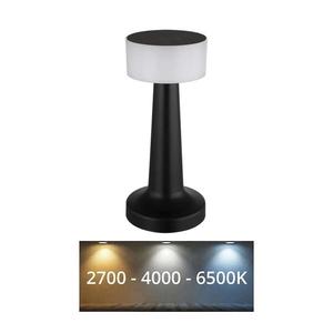 Globo 58447S - LED stmievateľná dotyková stolná lampa ANGELIKA LED/1W/3, 7V čiern 58447S vyobraziť