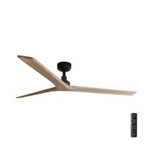 FARO Barcelona FARO 34282 -Stropný látor KLIM L borovica/čierna pr. 150 cm+ diaľkové ovládanie 34282 vyobraziť