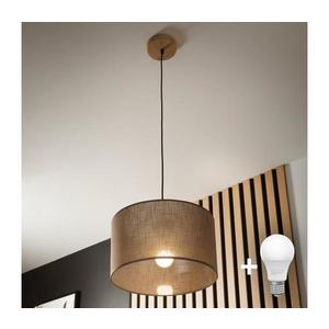 Brilagi - LED Luster na lanku ANTHONY 1xE27/60W/230V dub/hnedá 8590828610342 vyobraziť