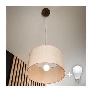 Brilagi - LED Luster na lanku ANTHONY 1xE27/60W/230V dub orech/béžová 8590828610373 vyobraziť