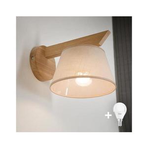 Brilagi - LED Nástenné svietidlo ANTHONY 1xE14/40W/230V dub/béžová 8590828610410 vyobraziť