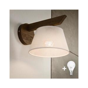 Brilagi - LED Nástenné svietidlo ANTHONY 1xE14/40W/230V dub orech/biela 8590828610441 vyobraziť