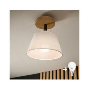 Brilagi - LED Prisadený luster ANTHONY 1xE14/60W/230V dub/biela 8590828610489 vyobraziť