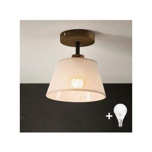 Brilagi - LED Prisadený luster ANTHONY 1xE14/60W/230V dub orech/béžová 8590828610533 vyobraziť