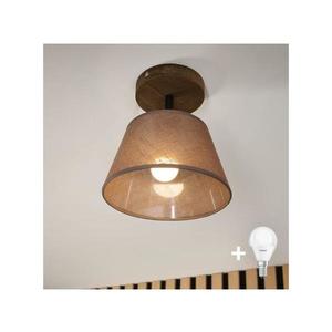 Brilagi - LED Prisadený luster ANTHONY 1xE14/60W/230V dub orech/hnedá 8590828610540 vyobraziť