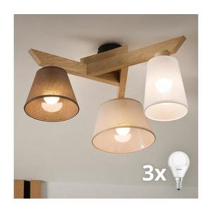 Brilagi - LED Prisadený luster ANTHONY 3xE14/40W/230V dub 8590828610687 vyobraziť
