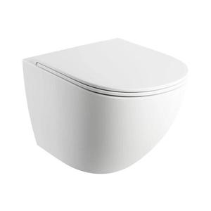 OMNIRES OTTAWAMWBM - Závesné WC s SoftClose sedátkom OTTAWA keramika/matná biela OTTAWAMWBM vyobraziť