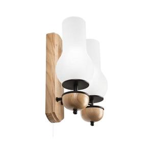 Brilagi - LED Nástenné svietidlo COTTAGE 2xE14/40W/230V dub/biela BG1508+2xBG2270 vyobraziť