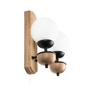 Brilagi - LED Nástenné svietidlo COTTAGE 2xG9/40W/230V dub/biela vyobraziť