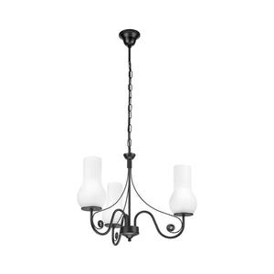 Brilagi - LED Luster na reťazi COTTAGE 3xE14/40W/230V čierna/biela BG1512+3xBG2270 vyobraziť