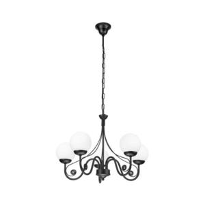 Brilagi - LED Luster na reťazi COTTAGE 5xG9/40W/230V čierna/biela vyobraziť