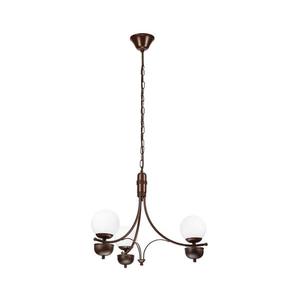 Brilagi - LED Luster na reťazi COTTAGE 3xG9/40W/230V dub/biela vyobraziť