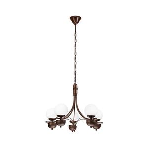 Brilagi - LED Luster na reťazi COTTAGE 5xG9/40W/230V dub/biela vyobraziť