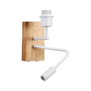 Brilagi - LED Flexibilná nástenná lampa NUBILA WOOD 1xE27/25W/230V + LED/3W dub/biela BRI132 vyobraziť