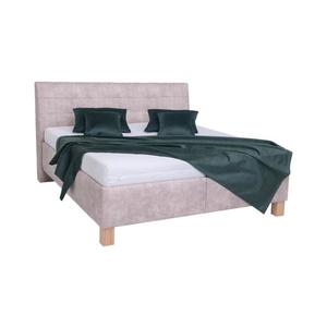 Čalúnená posteľ s matracom a úložným priestorom VIOLET 180x200 cm béžová 8590828932024 vyobraziť