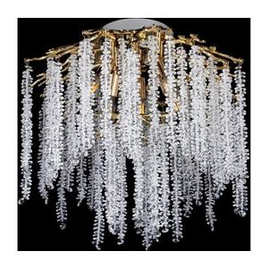 Prisadený luster 6xE14/60W/230V + 3xLED/3W pr. 54 cm zlatý P-E2644/6+3 COP vyobraziť