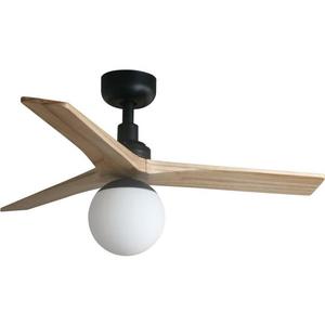 FARO Barcelona FARO 34284WT-11L-Str. vent. KLIM S 1xE27/15W/230V borovica/čierna pr.92, 5cm WT+D 34284T11L vyobraziť