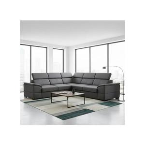 Univerzálna rohová rozkladacia sedacia súprava s úložným priestorom GRANADA tmavošedá 8590828029823 vyobraziť