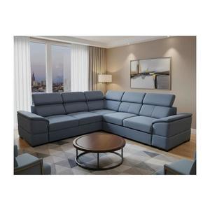 Univerzálna rohová rozkladacia sedacia súprava s úložným priestorom GRANADA modrá 8590828029908 vyobraziť