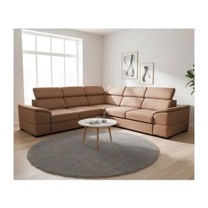 Univerzálna rohová rozkladacia sedacia súprava s úložným priestorom GRANADA hnedá 8590828029946 vyobraziť