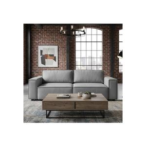 Rozkladacia trojmiestna pohovka s úložným priestorom RONDA sivá 8590828037583 vyobraziť